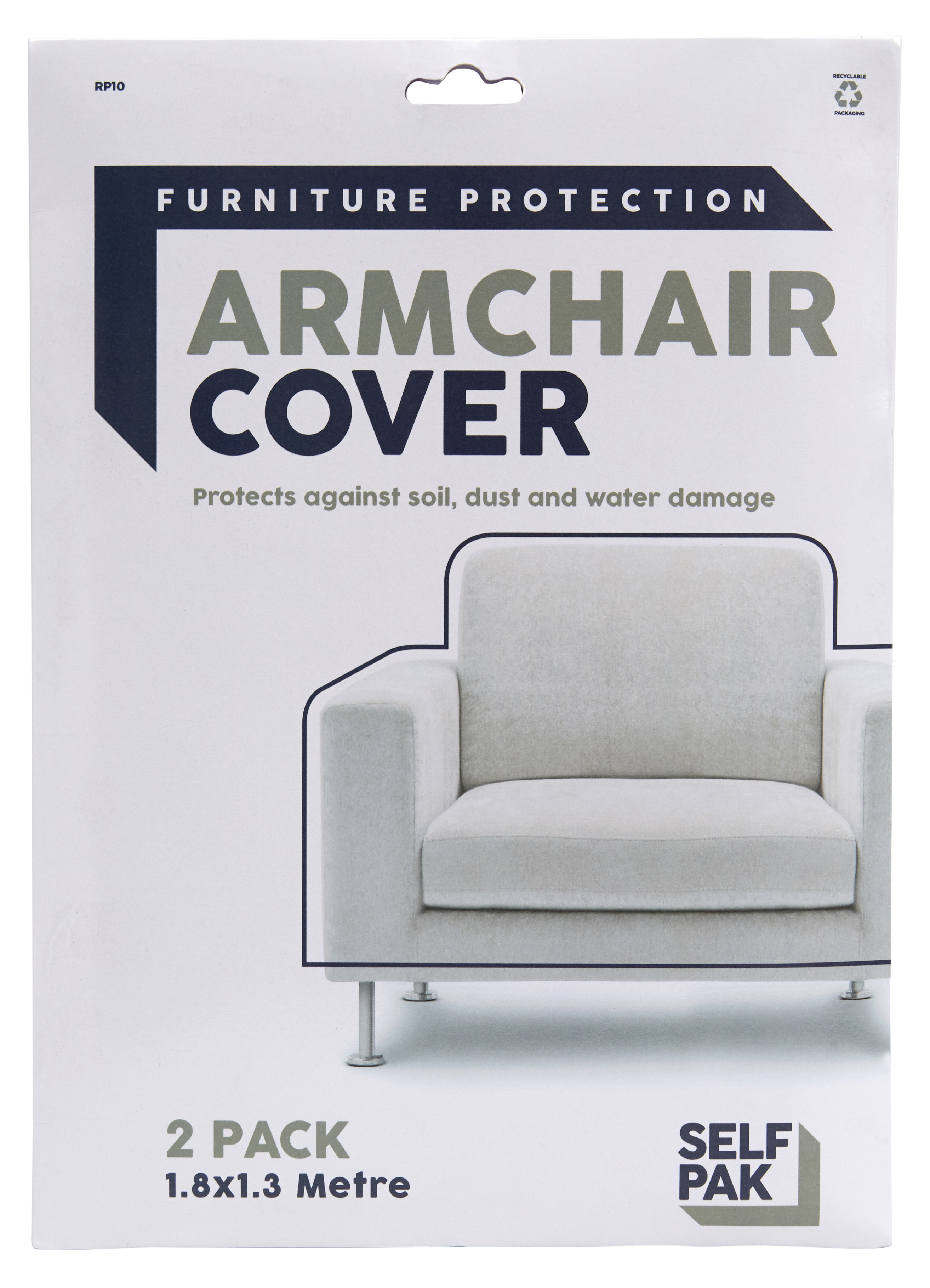 Clear armchair covers